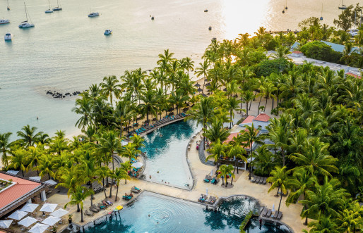 Mauricia Beachcomber aerial