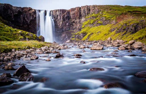 Iceland waterfall