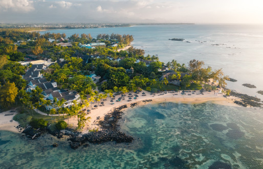 Canonnier Beach Aerial