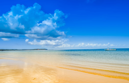 Mozambique Dhoni on beach