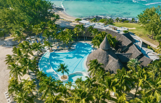 Shandrani resort aerial