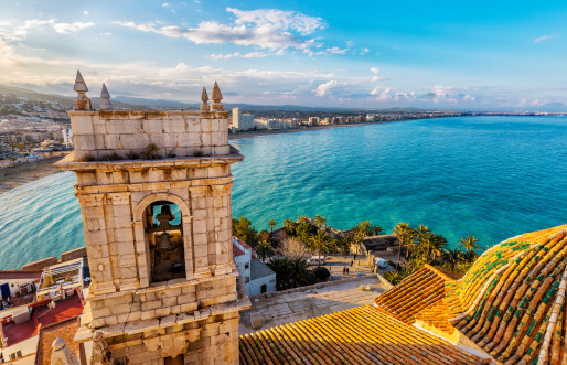 Aerial view of a Spanish City