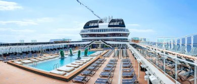 MSC Virtuosa’s namesake comes from the word virtuoso, meaning “someone highly skilled in any field of activity”, and so MSC Virtuosa was named to pay homage to the skills and expertise of the MSC Cruises architects and shipyard partners at Chantiers de l’Atlantique who designed and built this innovative class of ships.